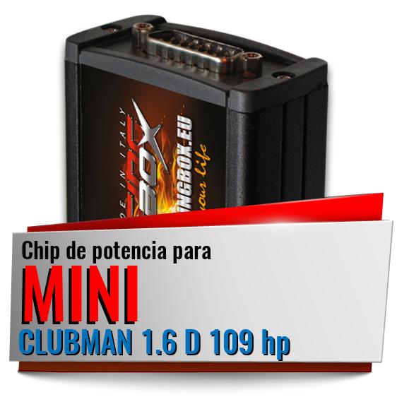 Chip de potencia Mini CLUBMAN 1.6 D 109 hp Chip de potencia Mini CLUBMAN 1.6 D 109 hp