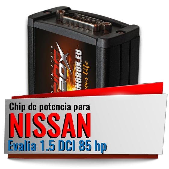 Chip de potencia Nissan Evalia 1.5 DCI 85 hp