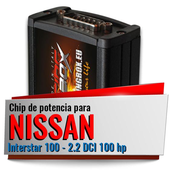 Chip de potencia Nissan Interstar 100 - 2.2 DCI 100 hp