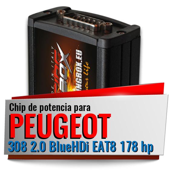 Chip de potencia Peugeot 308 2.0 BlueHDi EAT8 178 hp