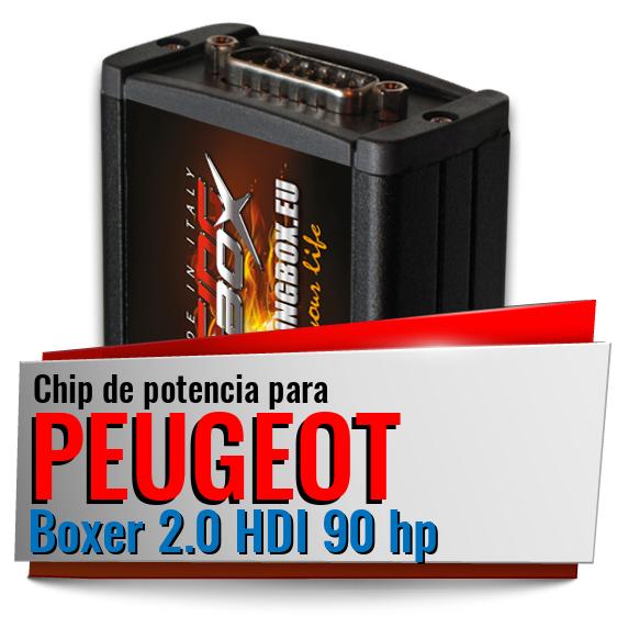 Chip de potencia Peugeot Boxer 2.0 HDI 90 hp