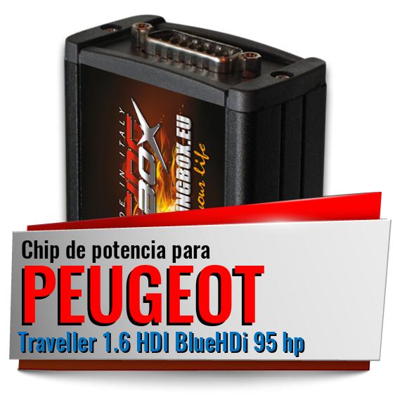 Chip de potencia Peugeot Traveller 1.6 HDI BlueHDi 95 hp