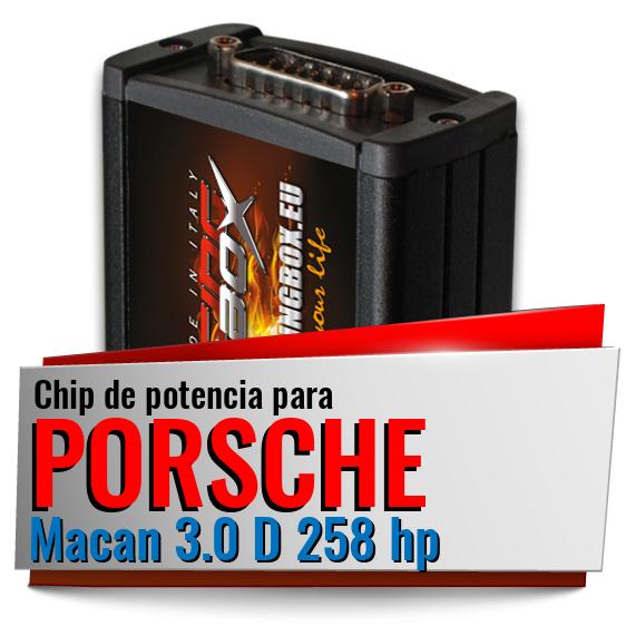 Chip de potencia Porsche Macan 3.0 D 258 hp