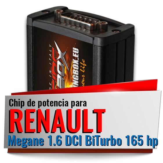 Chip de potencia Renault Megane 1.6 DCI BiTurbo 165 hp