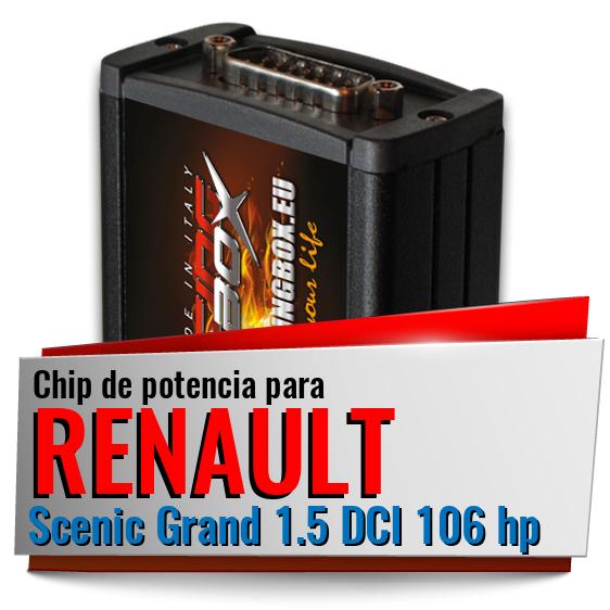 Chip de potencia Renault Scenic Grand 1.5 DCI 106 hp
