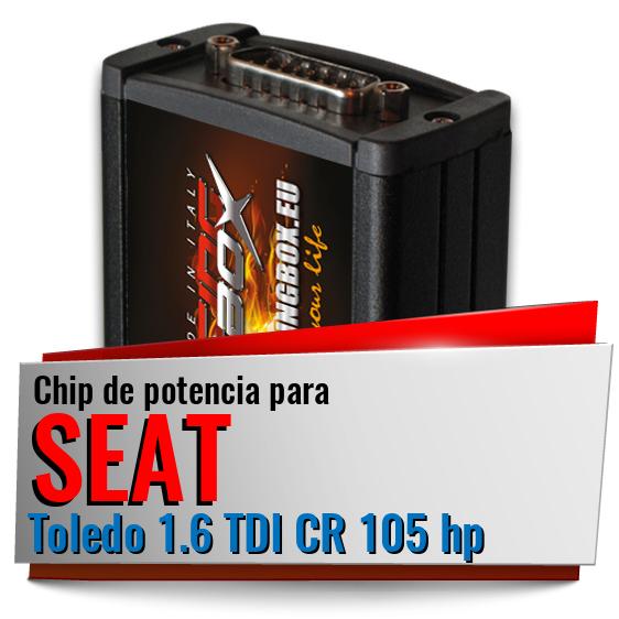 Chip de potencia Seat Toledo 1.6 TDI CR 105 hp