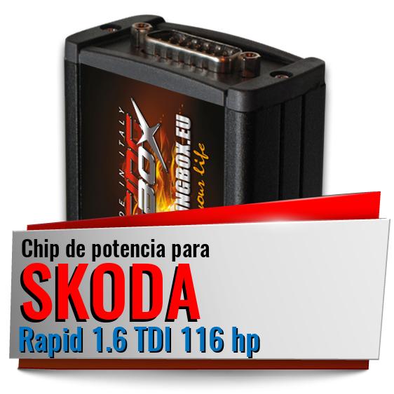 Chip de potencia Skoda Rapid 1.6 TDI 116 hp
