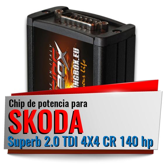 Chip de potencia Skoda Superb 2.0 TDI 4X4 CR 140 hp