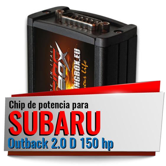 Chip de potencia Subaru Outback 2.0 D 150 hp