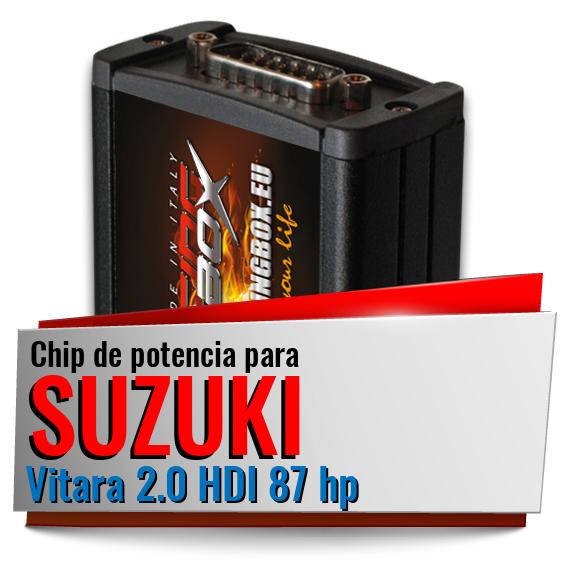 Chip de potencia Suzuki Vitara 2.0 HDI 87 hp Chip de potencia Suzuki Vitara 2.0 HDI 87 hp