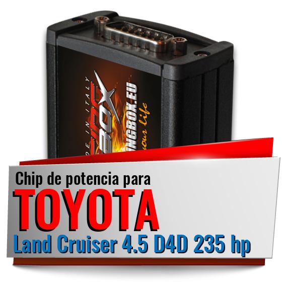 Chip de potencia Toyota Land Cruiser 4.5 D4D 235 hp