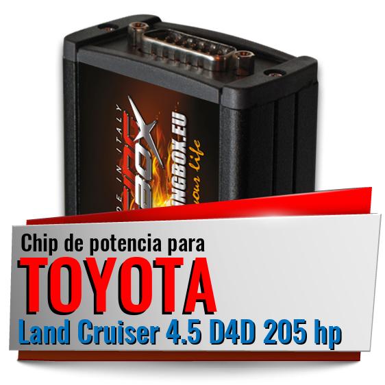 Chip de potencia Toyota Land Cruiser 4.5 D4D 205 hp