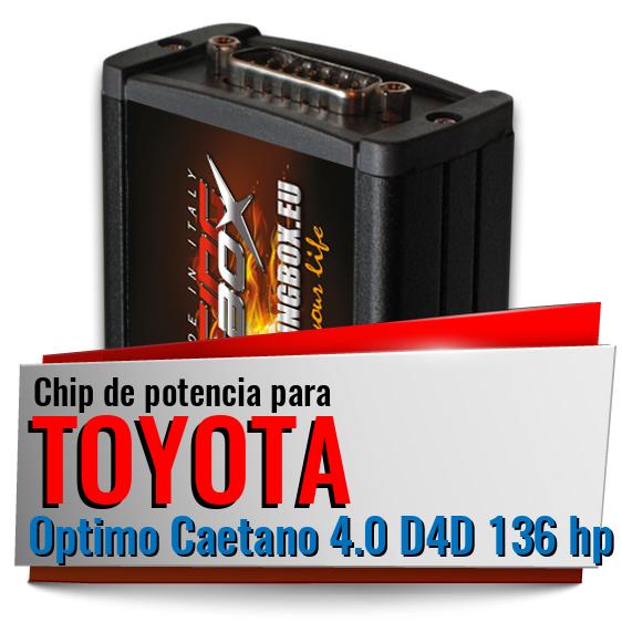 Chip de potencia Toyota Optimo Caetano 4.0 D4D 136 hp