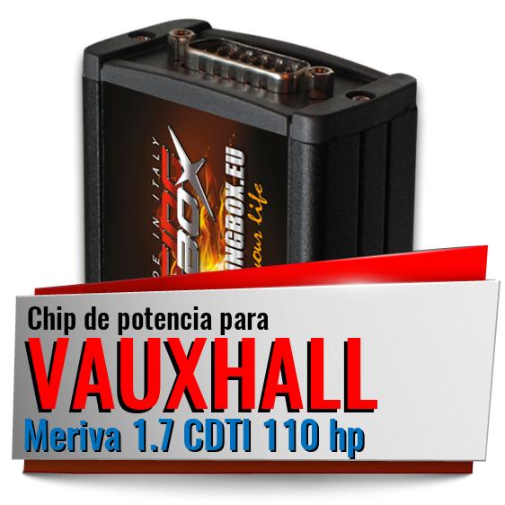 Chip de potencia Vauxhall Meriva 1.7 CDTI 110 hp
