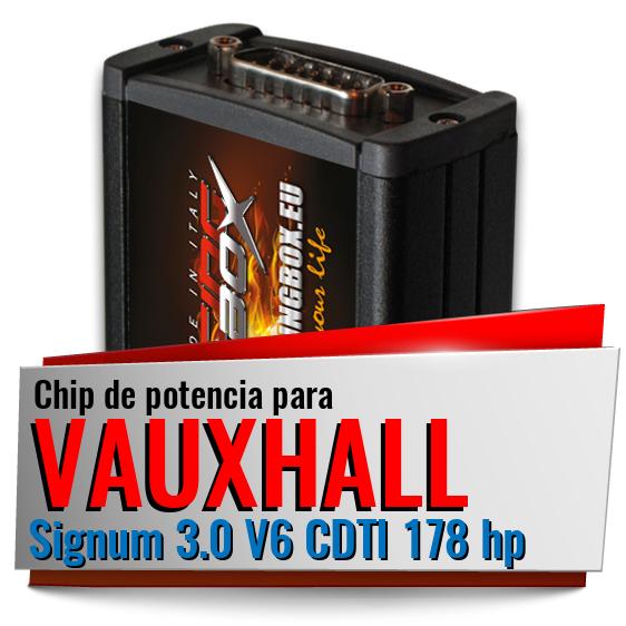 Chip de potencia Vauxhall Signum 3.0 V6 CDTI 178 hp Chip de potencia Vauxhall Signum 3.0 V6 CDTI 178 hp