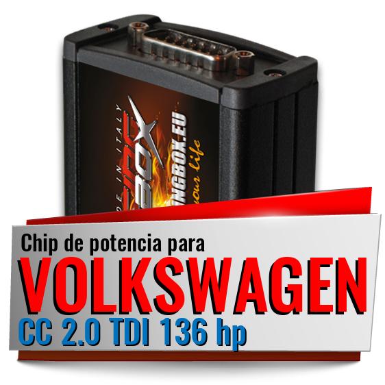 Chip de potencia Volkswagen CC 2.0 TDI 136 hp