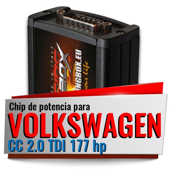 Chip de potencia Volkswagen CC 2.0 TDI 177 hp