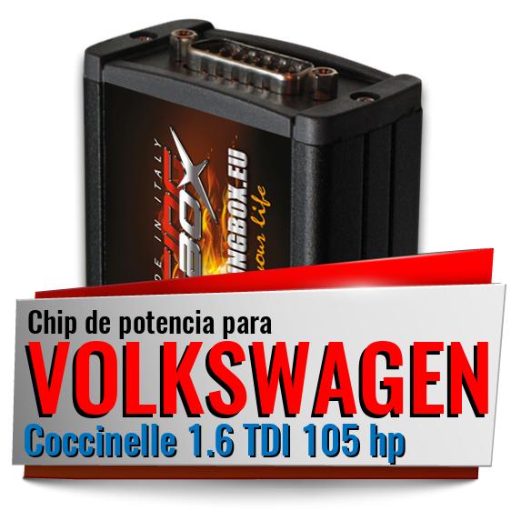 Chip de potencia Volkswagen Coccinelle 1.6 TDI 105 hp