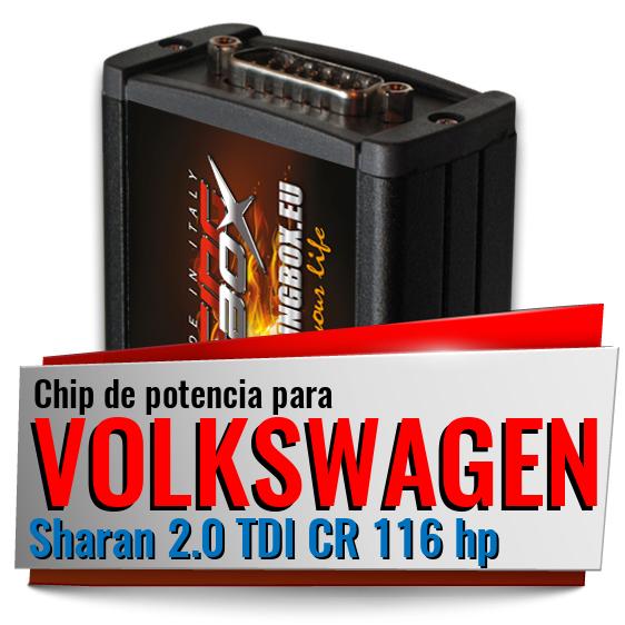 Chip de potencia Volkswagen Sharan 2.0 TDI CR 116 hp