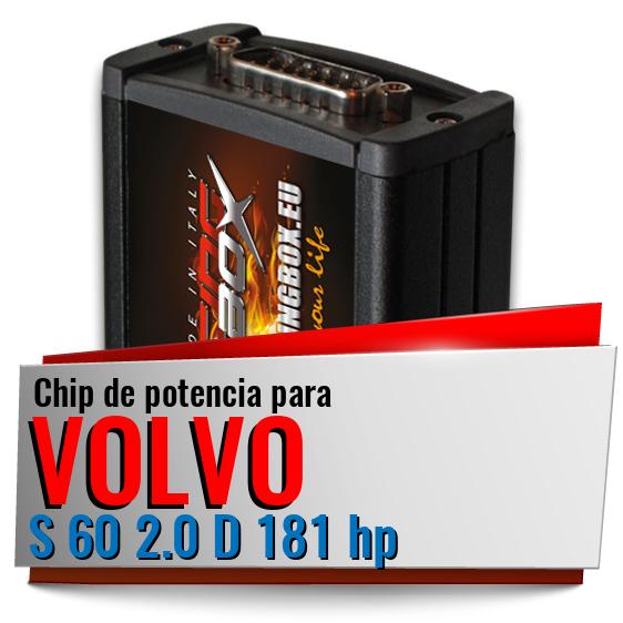 Chip de potencia Volvo S 60 2.0 D 181 hp