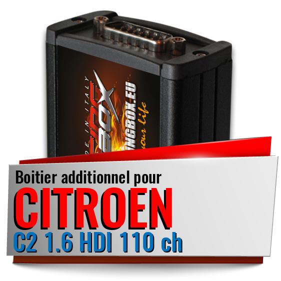 Boitier additionnel Citroen C2 1.6 HDI 110 ch