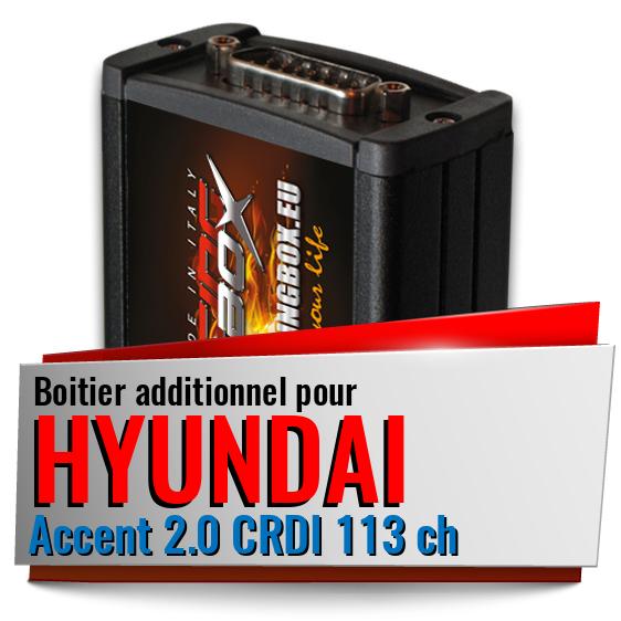 Boitier additionnel Hyundai Accent 2.0 CRDI 113 ch