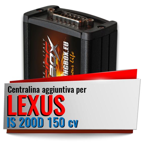 Centralina aggiuntiva Lexus IS 200D 150 cv Centralina aggiuntiva Lexus IS 200D 150 cv