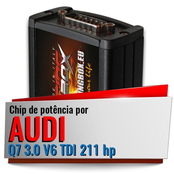 Chip de potência Audi Q7 3.0 V6 TDI 211 hp Chip de potência Audi Q7 3.0 V6 TDI 211 hp