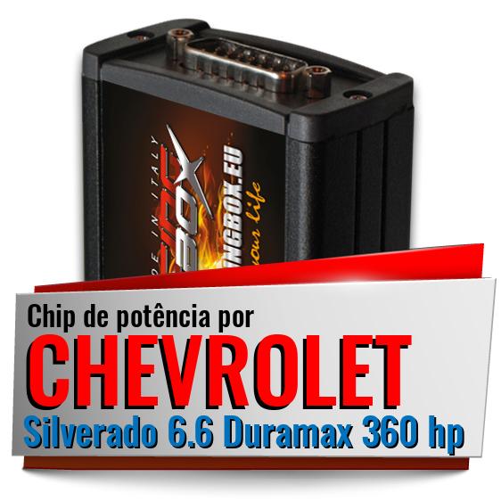 Chip de potência Chevrolet Silverado 6.6 Duramax 360 hp