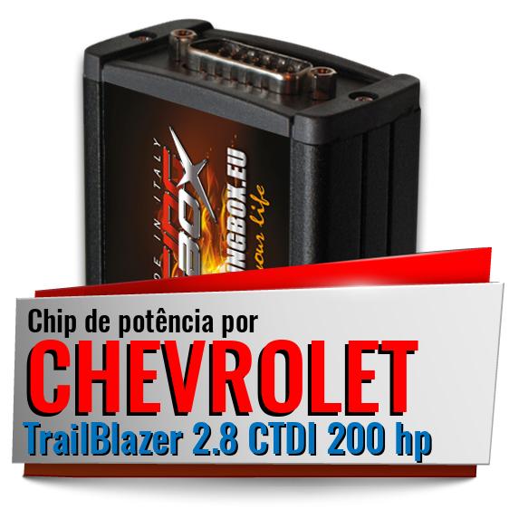 Chip de potência Chevrolet TrailBlazer 2.8 CTDI 200 hp