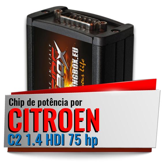 Chip de potência Citroen C2 1.4 HDI 75 hp