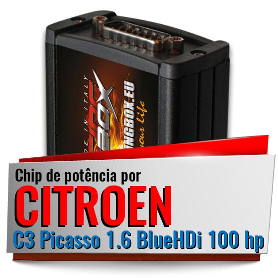 Chip de potência Citroen C3 Picasso 1.6 BlueHDi 100 hp Chip de potência Citroen C3 Picasso 1.6 BlueHDi 100 hp