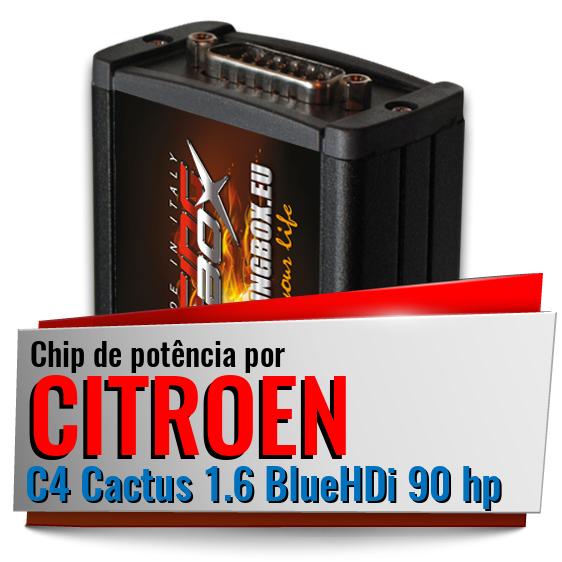 Chip de potência Citroen C4 Cactus 1.6 BlueHDi 90 hp