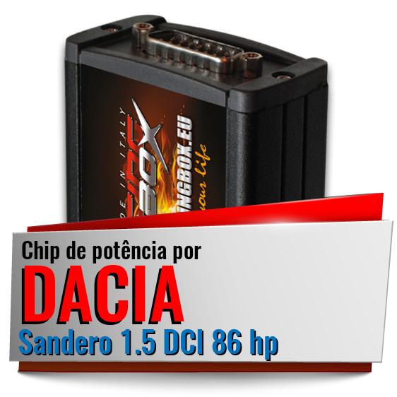 Chip de potência Dacia Sandero 1.5 DCI 86 hp Chip de potência Dacia Sandero 1.5 DCI 86 hp