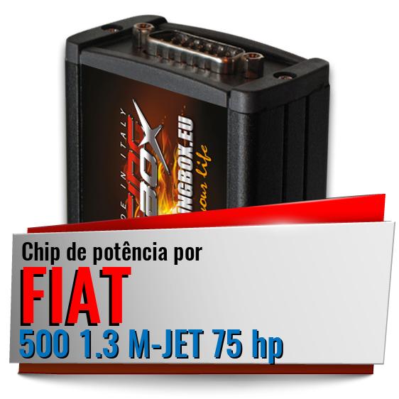 Chip de potência Fiat 500 1.3 M-JET 75 hp