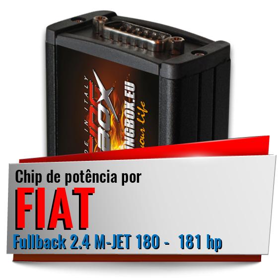 Chip de potência Fiat Fullback 2.4 M-JET 180 - 181 hp Chip de potência Fiat Fullback 2.4 M-JET 180 - 181 hp