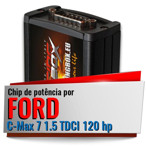Chip de potência Ford C-Max 7 1.5 TDCI 120 hp