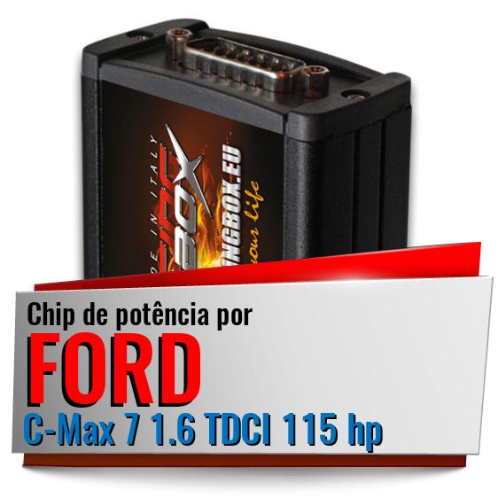 Chip de potência Ford C-Max 7 1.6 TDCI 115 hp