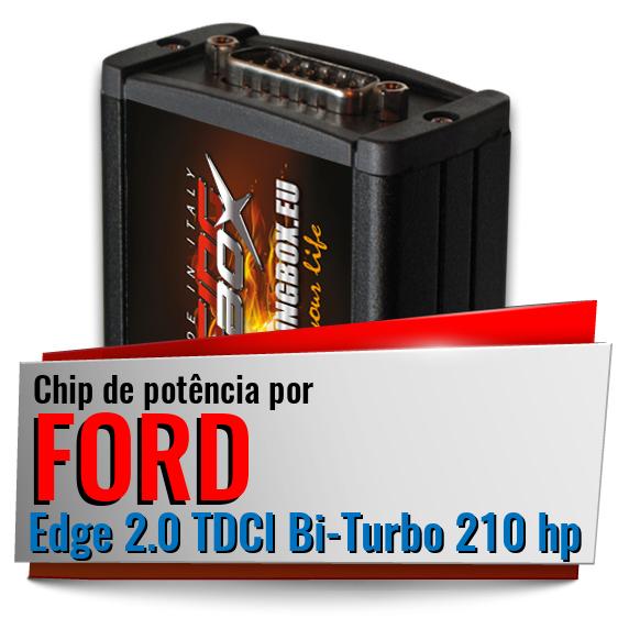Chip de potência Ford Edge 2.0 TDCI Bi-Turbo 210 hp
