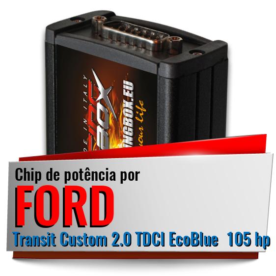 Chip de potência Ford Transit Custom 2.0 TDCI EcoBlue 105 hp