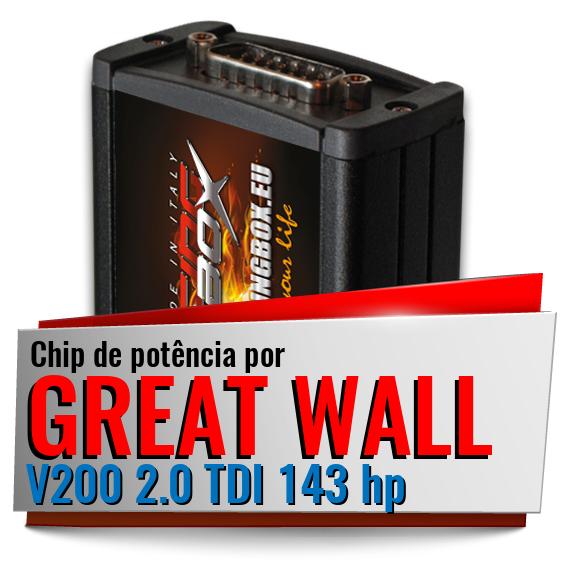 Chip de potência Great Wall V200 2.0 TDI 143 hp Chip de potência Great Wall V200 2.0 TDI 143 hp