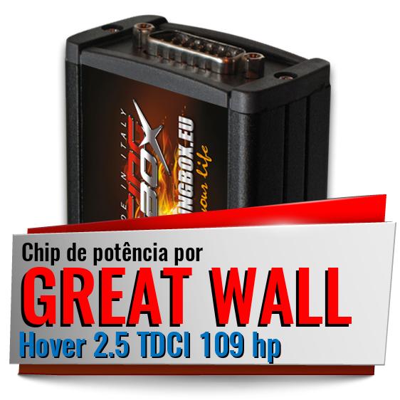Chip de potência Great Wall Hover 2.5 TDCI 109 hp