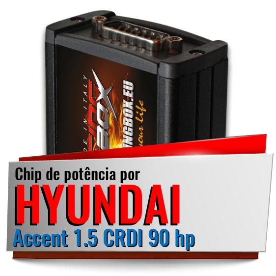 Chip de potência Hyundai Accent 1.5 CRDI 90 hp