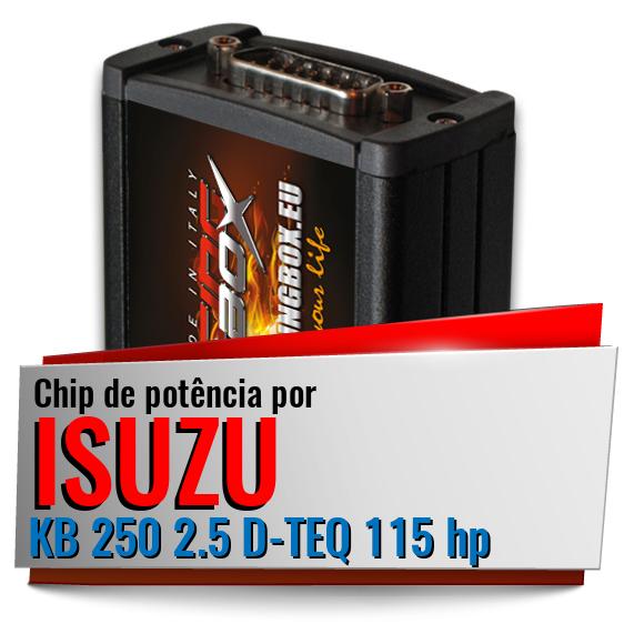 Chip de potência Isuzu KB 250 2.5 D-TEQ 115 hp