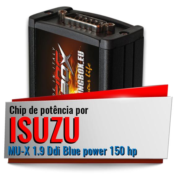 Chip de potência Isuzu MU-X 1.9 Ddi Blue power 150 hp Chip de potência Isuzu MU-X 1.9 Ddi Blue power 150 hp