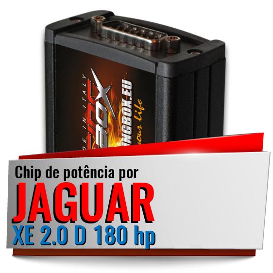 Chip de potência Jaguar XE 2.0 D 180 hp Chip de potência Jaguar XE 2.0 D 180 hp