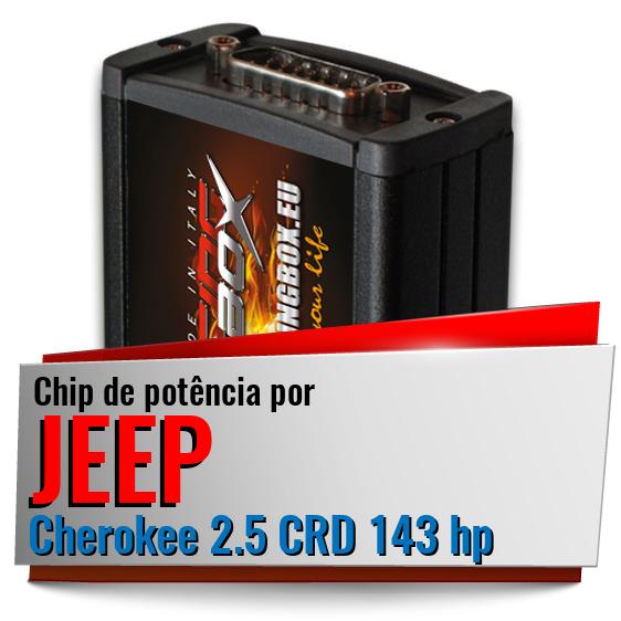 Chip de potência Jeep Cherokee 2.5 CRD 143 hp