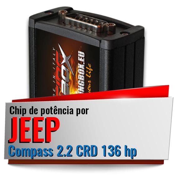 Chip de potência Jeep Compass 2.2 CRD 136 hp