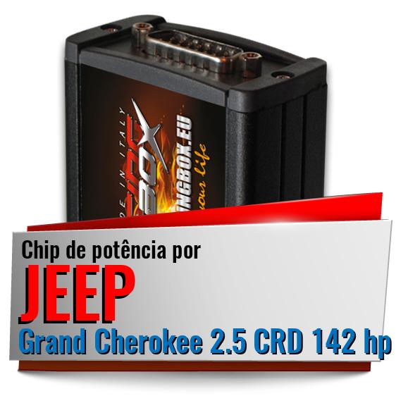 Chip de potência Jeep Grand Cherokee 2.5 CRD 142 hp Chip de potência Jeep Grand Cherokee 2.5 CRD 142 hp