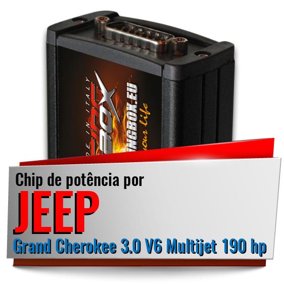 Chip de potência Jeep Grand Cherokee 3.0 V6 Multijet 190 hp